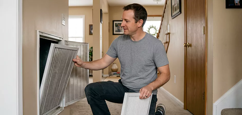 AC Air Filter Replacement in Garland, TX