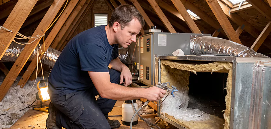Duct Liner Encapsulation in Garland