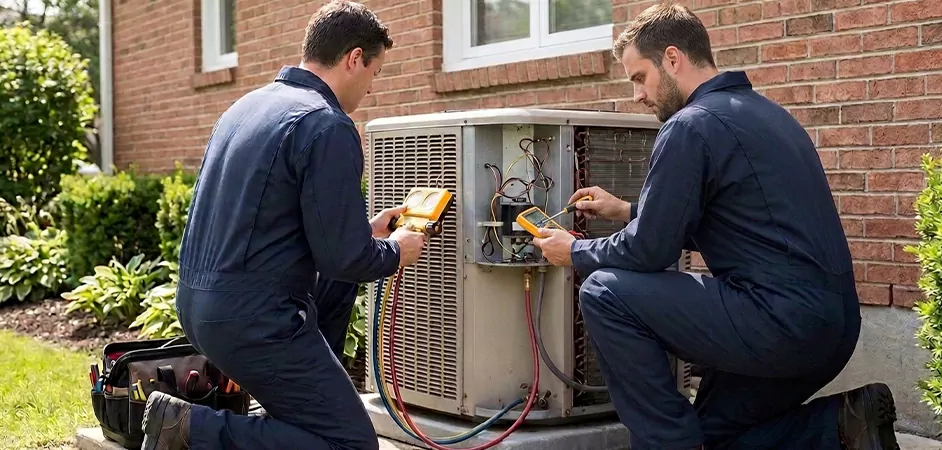 Heat Pump Inspection in Garland