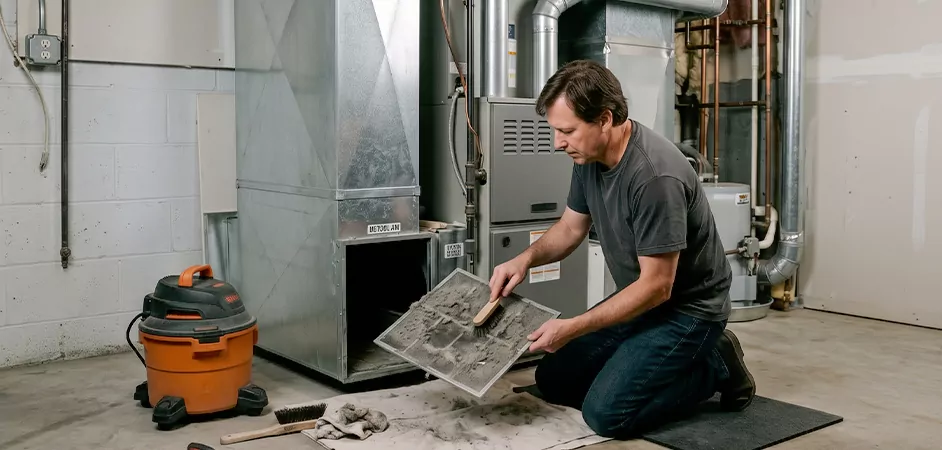Dryer Lint Trap Maintenance in Garland