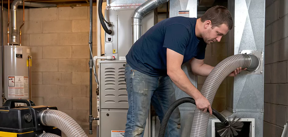 Negative Pressure Duct Cleaning for Large and Long Duct Systems in Garland