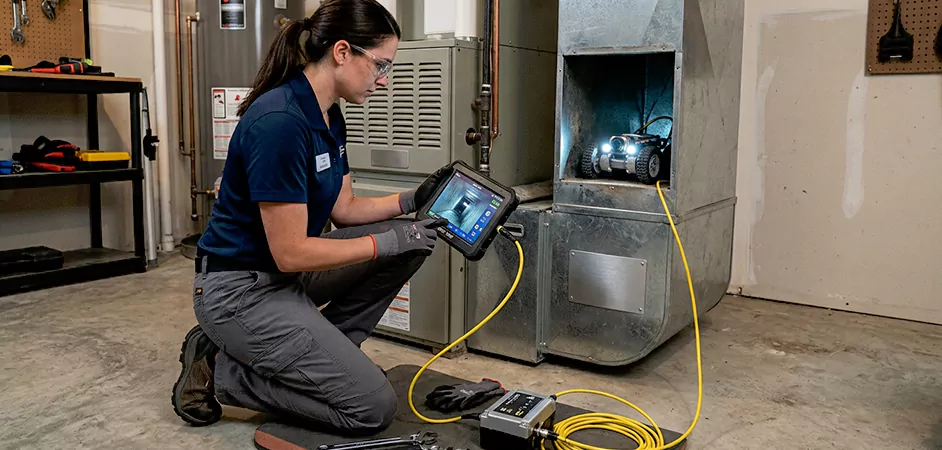 Robotic Duct Inspection in Garland